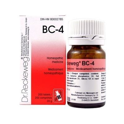 Dr. Reckeweg Homeopathy BC4 - 200 Tablets