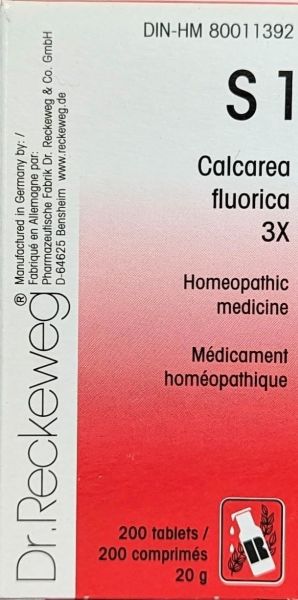 Dr. Reckeweg Homeopathic S2 - Calcarea Phosphorica 3X - 200 Tablets