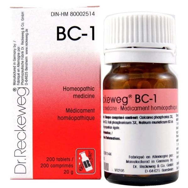 Dr. Reckeweg Homeopathy BC1 - 200 Tablets