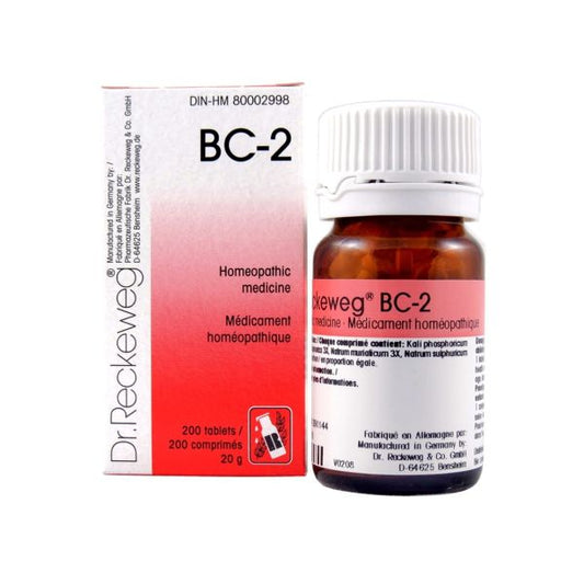 Dr. Reckeweg Homeopathy BC2 - 200 Tablets