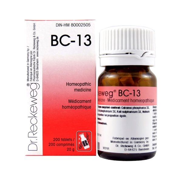 Dr. Reckeweg Homeopathy BC13 - 200 Tablets