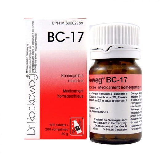 Dr. Reckeweg Homeopathy BC17 - 200 Tablets