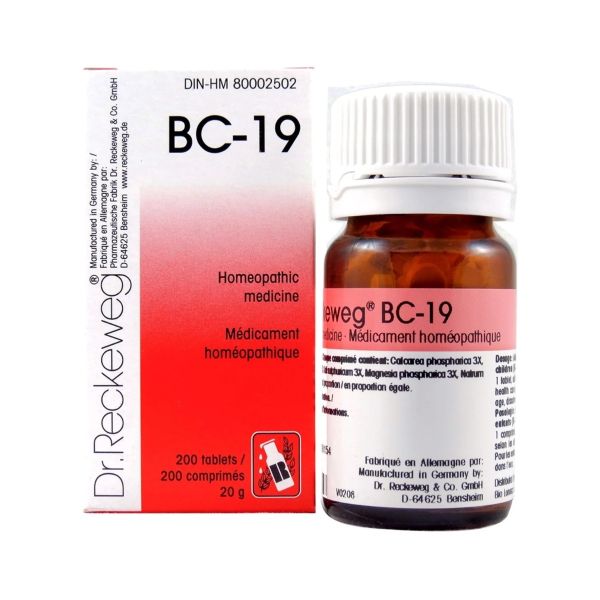 Dr. Reckeweg Homeopathy BC19 - 200 Tablets